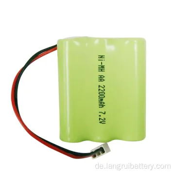 AA 7,2 V 2200mah nimh wiederaufladbare Batterie